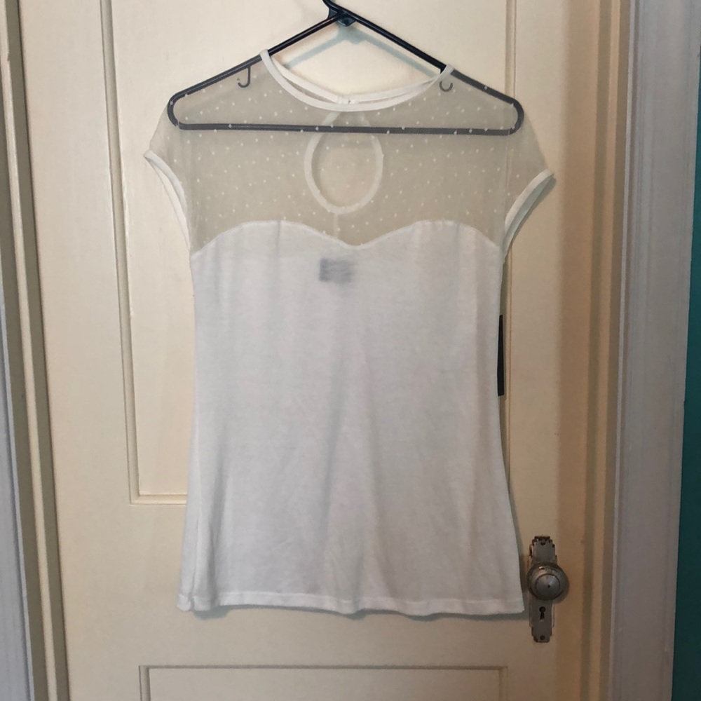 Rock steady sweat heart neck top